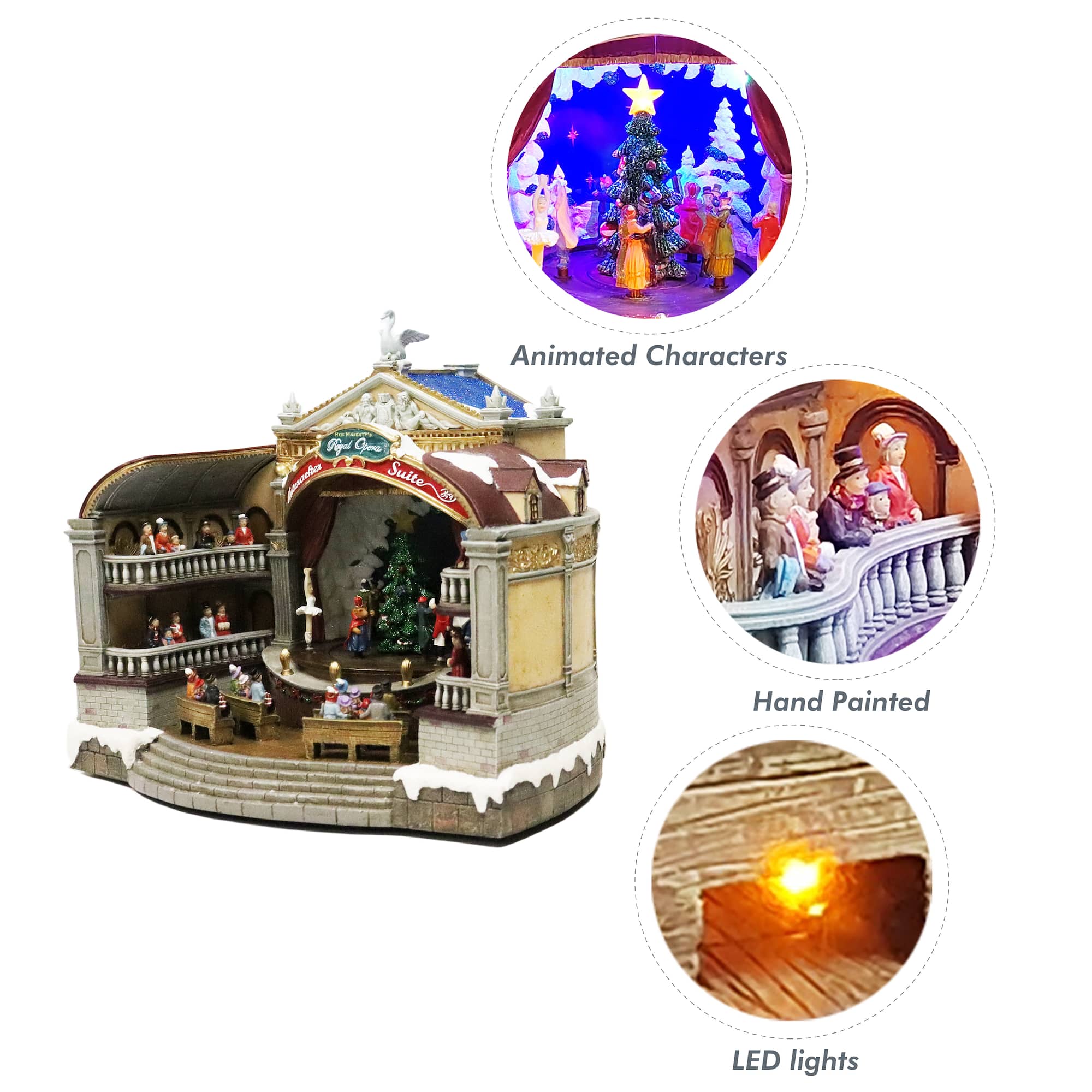 Moments in Time 13.4” Animated Opera House Décor